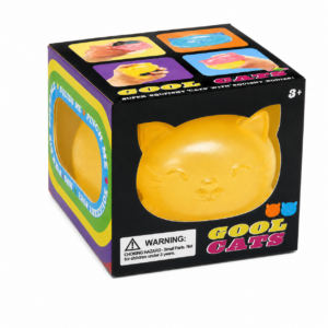 NeeDoh CoolCats Squishy (Yellow)