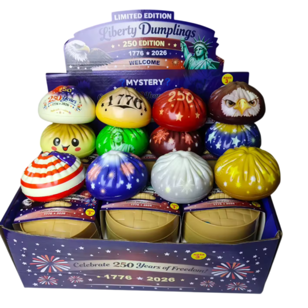 Dumpling USA Liberty Squishy