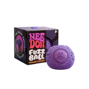 NeeDoh Smiley Fuzz Ball (Purple)