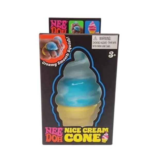 NeeDoh Ice Cream Squishy (Blue)