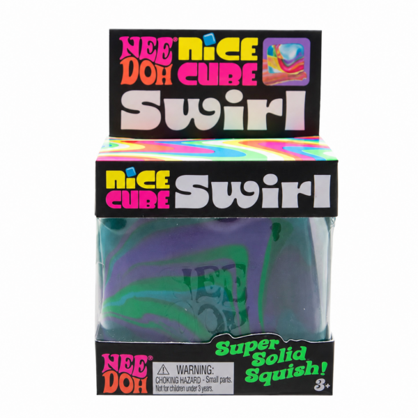 NeeDoh Nice Cube Swirl (Green)