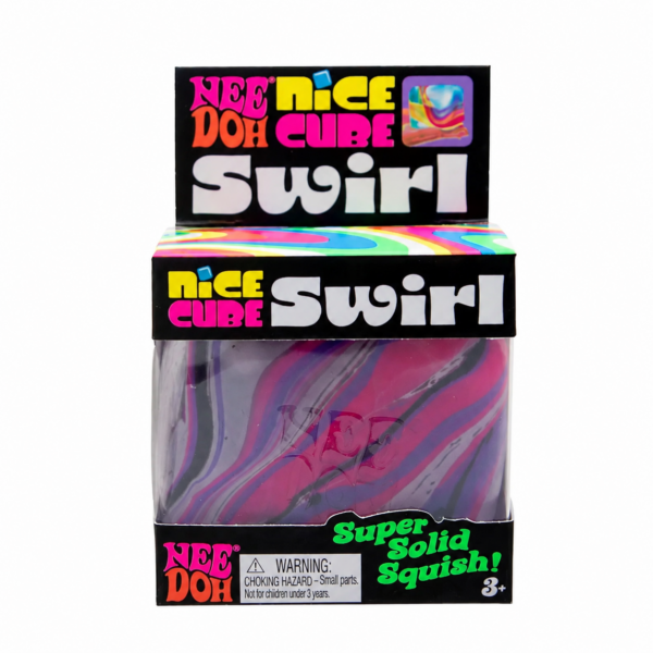 NeeDoh Nice Cube Swirl (Pink)